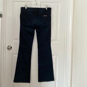 Hudson dark wash boot cut jeans size 30